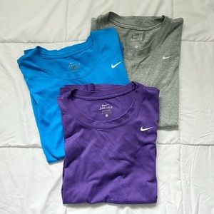 Set of (3) Nike Dri-Fit T-shirts